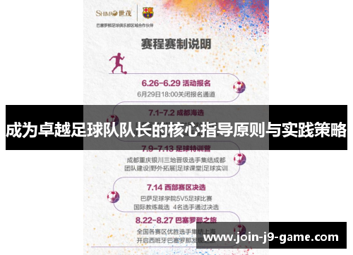 成为卓越足球队队长的核心指导原则与实践策略