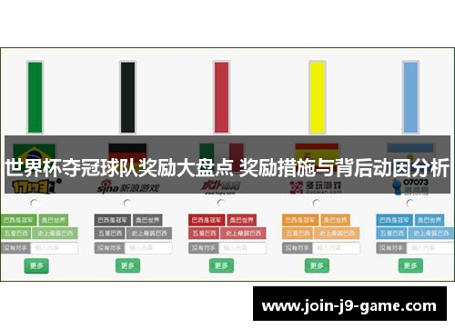 世界杯夺冠球队奖励大盘点 奖励措施与背后动因分析